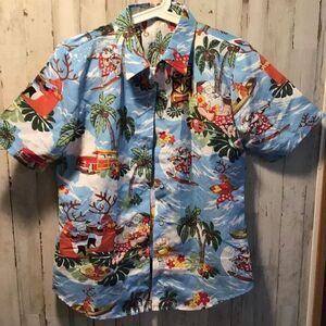 Shirt SSLR Christmas casual shirt size small